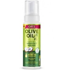 Ors OIive Oil Hold & Shine Wrap/Set Mousse 207ml 
